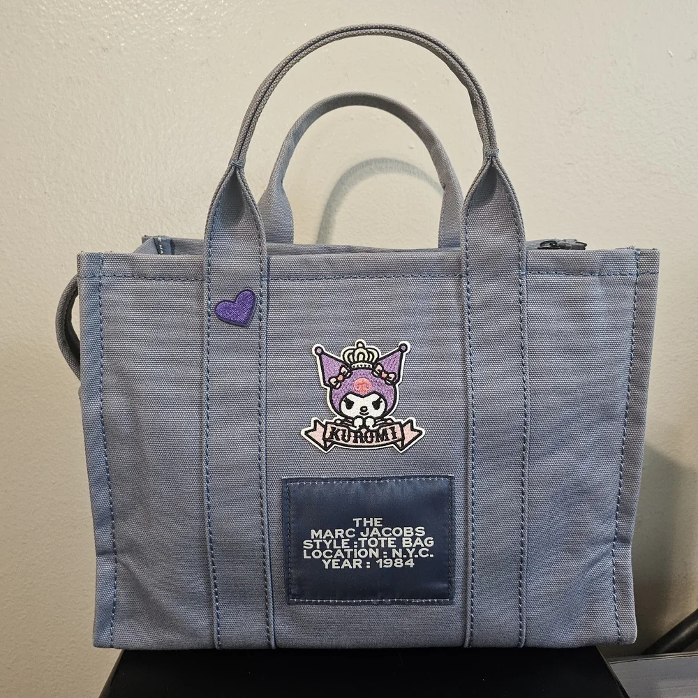 SOLD-Marc Jacobs Customized Kuromi/Sanrio The Tote Bag -Medium - Picture 3 of 7